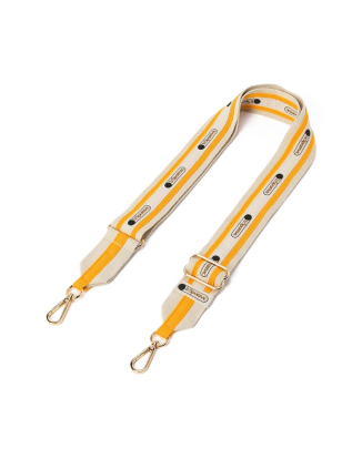 크림 하트 레오파드 쓰리테이프 38MM 스트랩