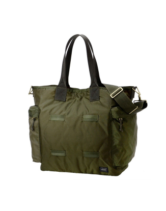 FORCE 2WAY TOTE BAG-SAGE GREEN