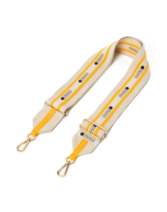 크림 하트 레오파드 쓰리테이프 50MM 스트랩