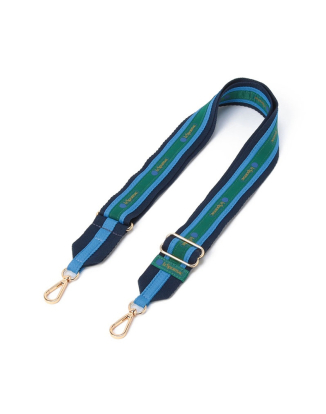 네이비 하트 레오파드 쓰리테이프 38MM 스트랩