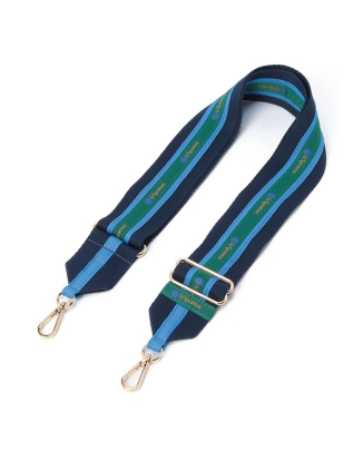 네이비 하트 레오파드 쓰리테이프 50MM 스트랩