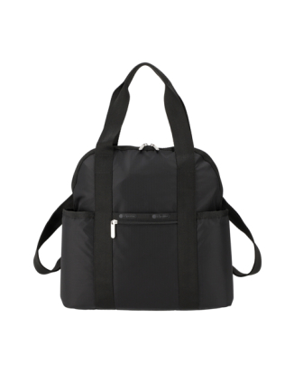 리사이클드 블랙 더블 트러블 백팩