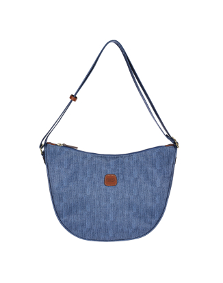 엑스백 하프문 스몰 숄더백 진스