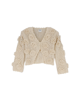 사마라 알파카 블렌드 크로셰 탑