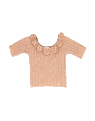 네우스 알파카 블렌드 니트 탑