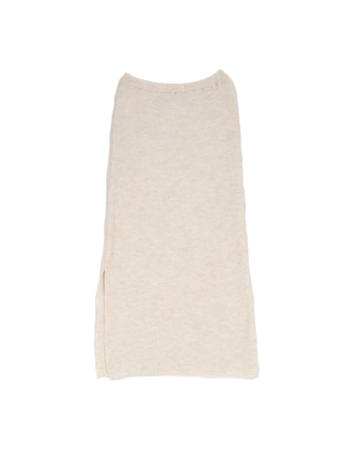 풀리 알파카 블랜드 니트 스커트