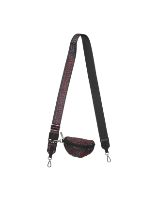 네온 타이포그래피 디태쳐블 숄더 스트랩