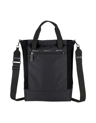 미드나잇 블랙 캔버스 미니 토트백