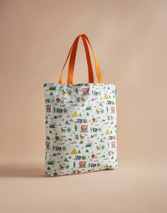 스몰 폴더웨이 토트 - 미피 로데오