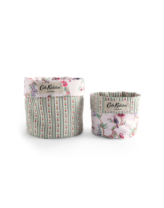 리버서블 스토리지 백 2개 세트 - 스프링 버드