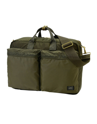 FORCE 3WAY BRIEFCASE-SAGE GREEN