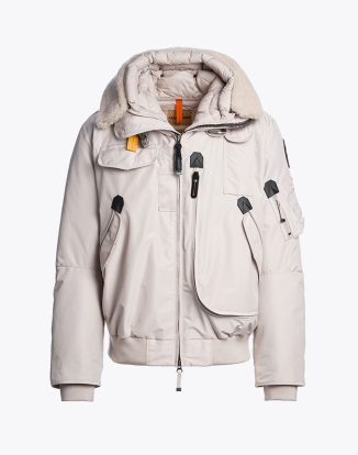 남성 후드 보머 자켓 고비 시어링-MASTIC (25WMPMJKMA21PJ0772)