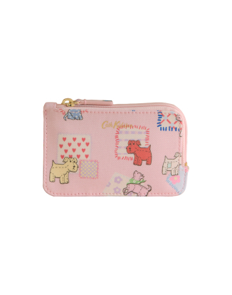 카드 앤 코인 키링 펄스 - 도그 패치워크