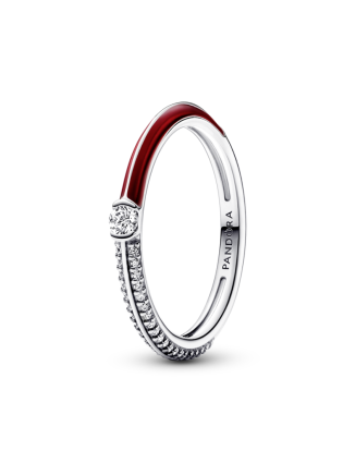 판도라미 파베 & 레드 듀얼 링