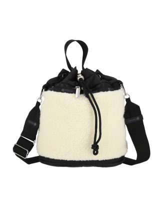 크림 비건 셰르파 미니 백팩