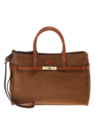 라이프 토트백 카멜