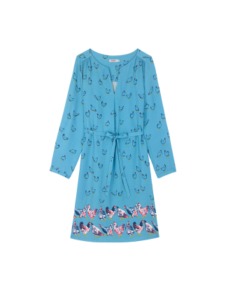 스케치드 치킨 드레스