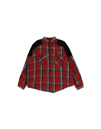 빈티지 플란넬 W/ 나일론 아플리케