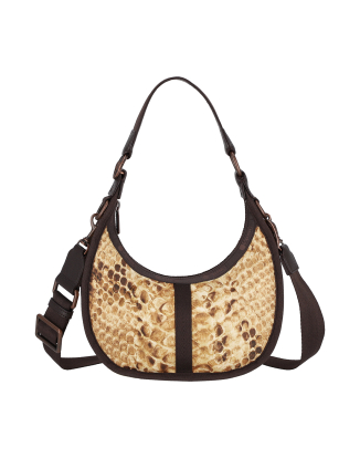 파이톤 샌드 볼로냐 스몰 숄더백