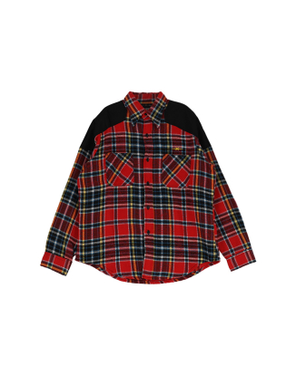 빈티지 플란넬 W/ 나일론 아플리케