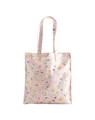 라지 북백 - 핑크 데코레이티드 플로럴