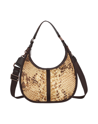 파이톤 샌드 볼로냐 미디움 숄더백