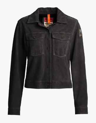 여성 스웨이드 숏자켓 켈시 스웨이드-Raven (25SMPWJKSU31PJ0603)