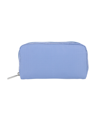 클래식 슬레이트 블루 렉탱귤러 코스메틱 파우치