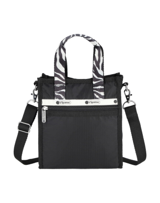 누아르 지브라 미니 N/S 토트백