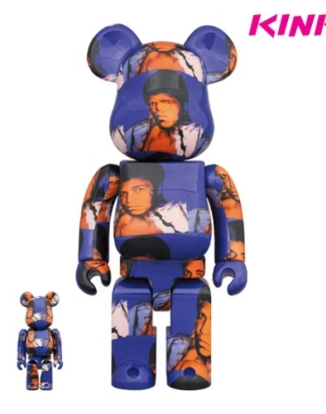 400%+100%BEARBRICK ANDY WARHOL`S MUHAMMAD ALI