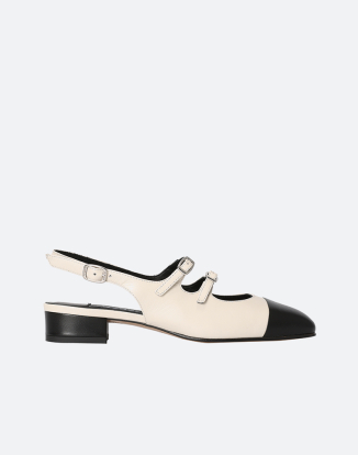 아브리코 베이지&블랙 메리제인