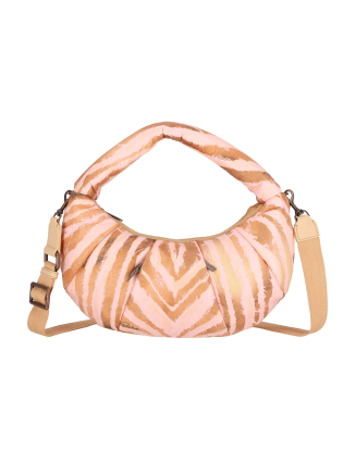 프리덤 핑크 베네치아 스몰 토트백