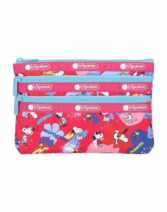 피너츠 플레이타임 쓰리집 코스메틱 파우치