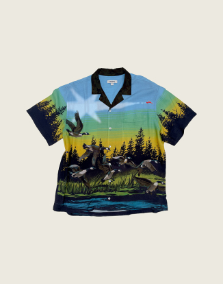 오버사이즈 볼링 셔츠