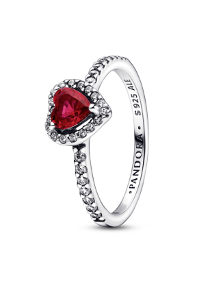 엘리베이티드 레드 하트 링