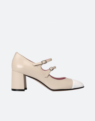 체리 베이지&화이트 메리제인