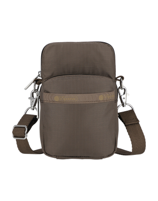 클래식 다크 초콜렛 미니 폰 크로스백