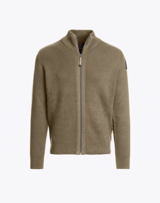 남성 풀집업 니트 매니-OLIVE GREY (25WMPMKNRG02PJ0103)