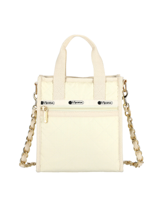 샌드바 퀼트 클래식 체인 미니 토트백