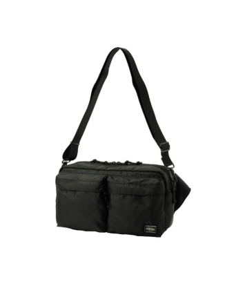 FORCE 2WAY WAIST BAG BLACK