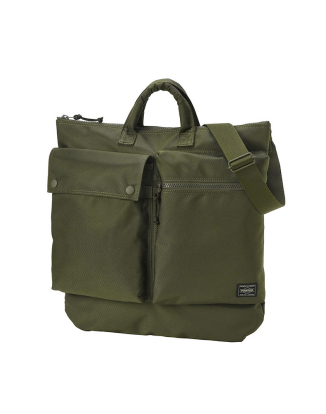 UNIT 2WAY HELMET BAG_SAGE GREEN
