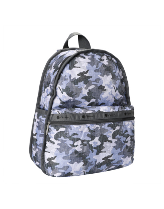 카모 캔버스 인디고 베이직 백팩