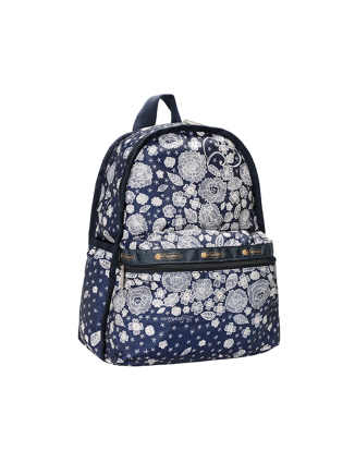 플로럴 레이스 베이직 백팩