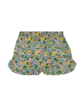 프릴 쇼트 팬츠 베일 플로럴