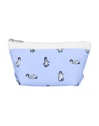 쁘띠 펭귄 화이트 스몰 슬로언 코스메틱 파우치