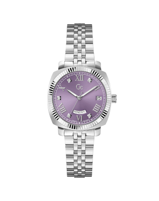실버 퍼플 플레어 쿠션 레이디 (Z44005L3) 여성시계