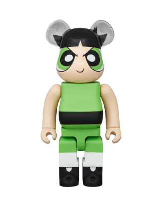 400% BEARBRICK THE POWERPUFF GIRLS BUTTERCUP