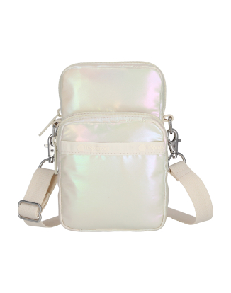 펄라이즈드 그레디언트 샤인 미니 폰 크로스백