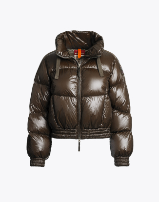 여성 숏 다운 재킷 메리-EARTH BROWN (25WMPWPULP32PJ0109)