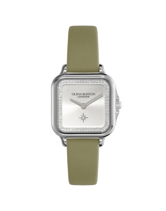 그로스베너 실버&세이지 그린 레더